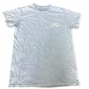 Retro Ford Bronco 'A Rare Breed' Blue Graphic Tee | Size S